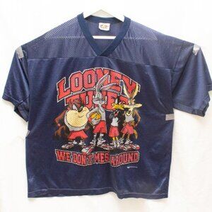 Rare Vintage 1996 Authentic Bugs Bunny Looney Tunes Space Jam T-Shirt Jersey XL